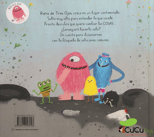 Sapo de três olhos, História infantil