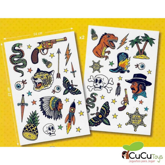 Adesivos de tatuagens Bang Bang