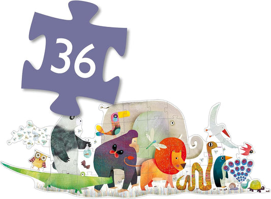 The Animal Parade, 36-piece giant puzzle