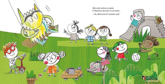 The Color Monster Goes to School, Children's Story