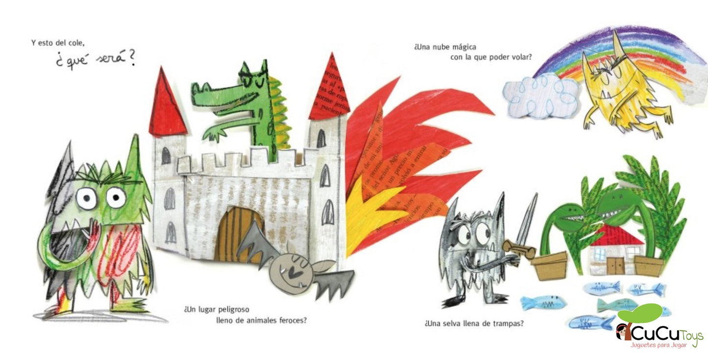 O Monstro das Cores Vai à Escola, História Infantil