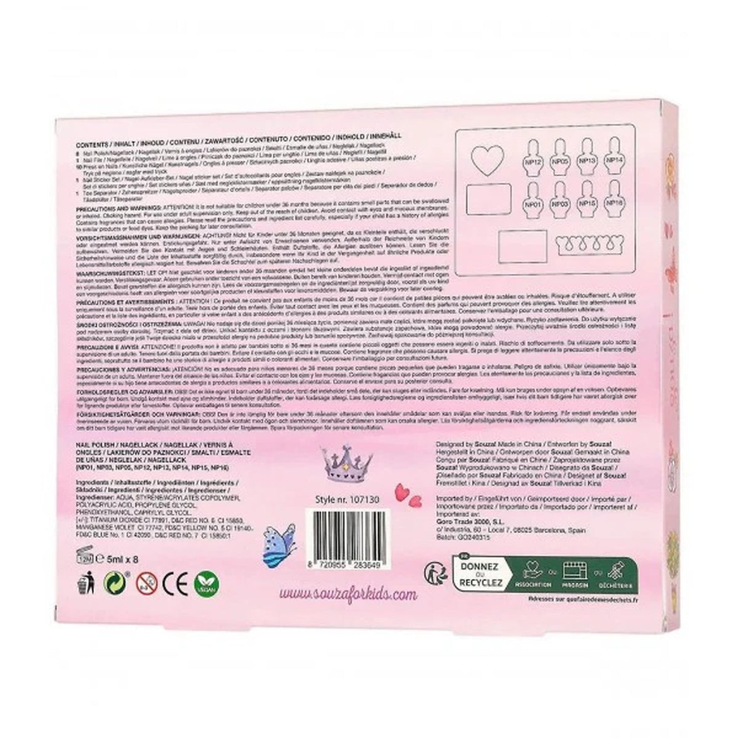 Princess Nail Polish Set