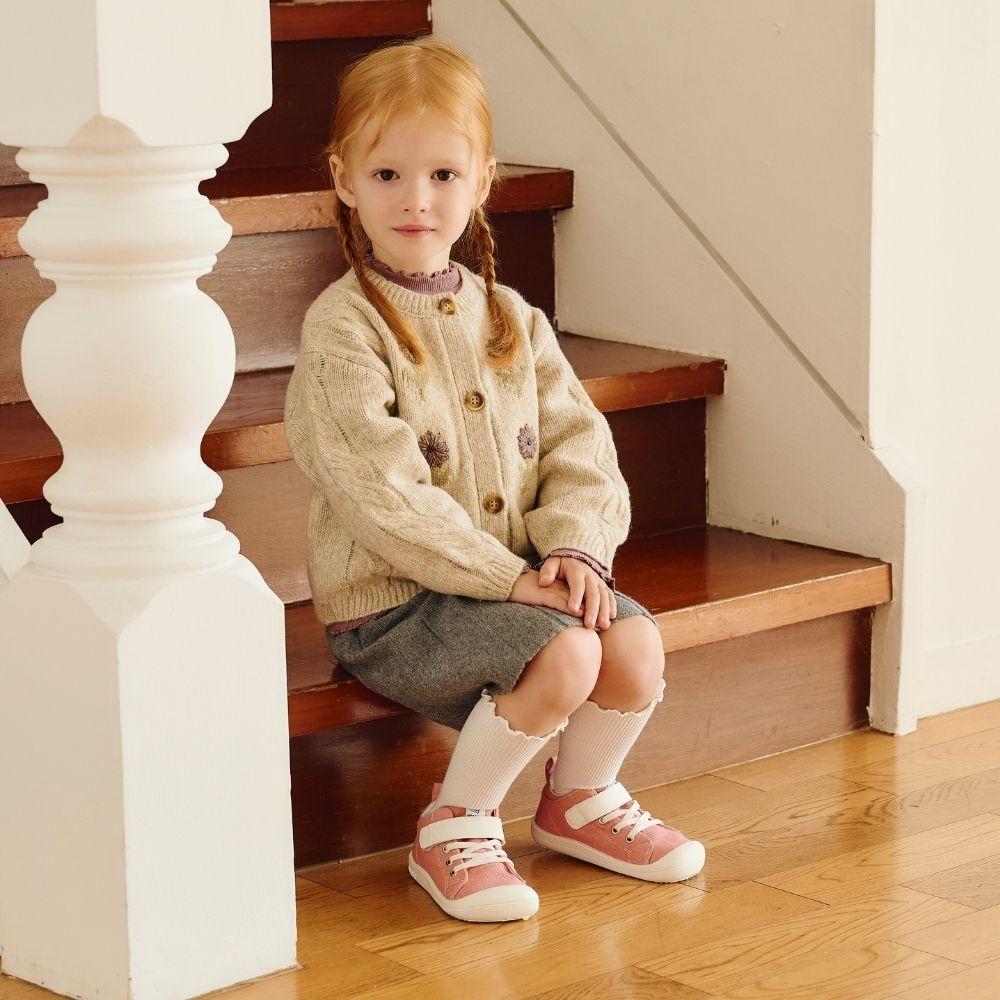 Attipas - Denim Skin Shoes Pink Sneakers