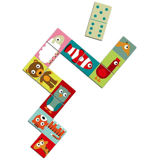 Dominós de animais reversíveis