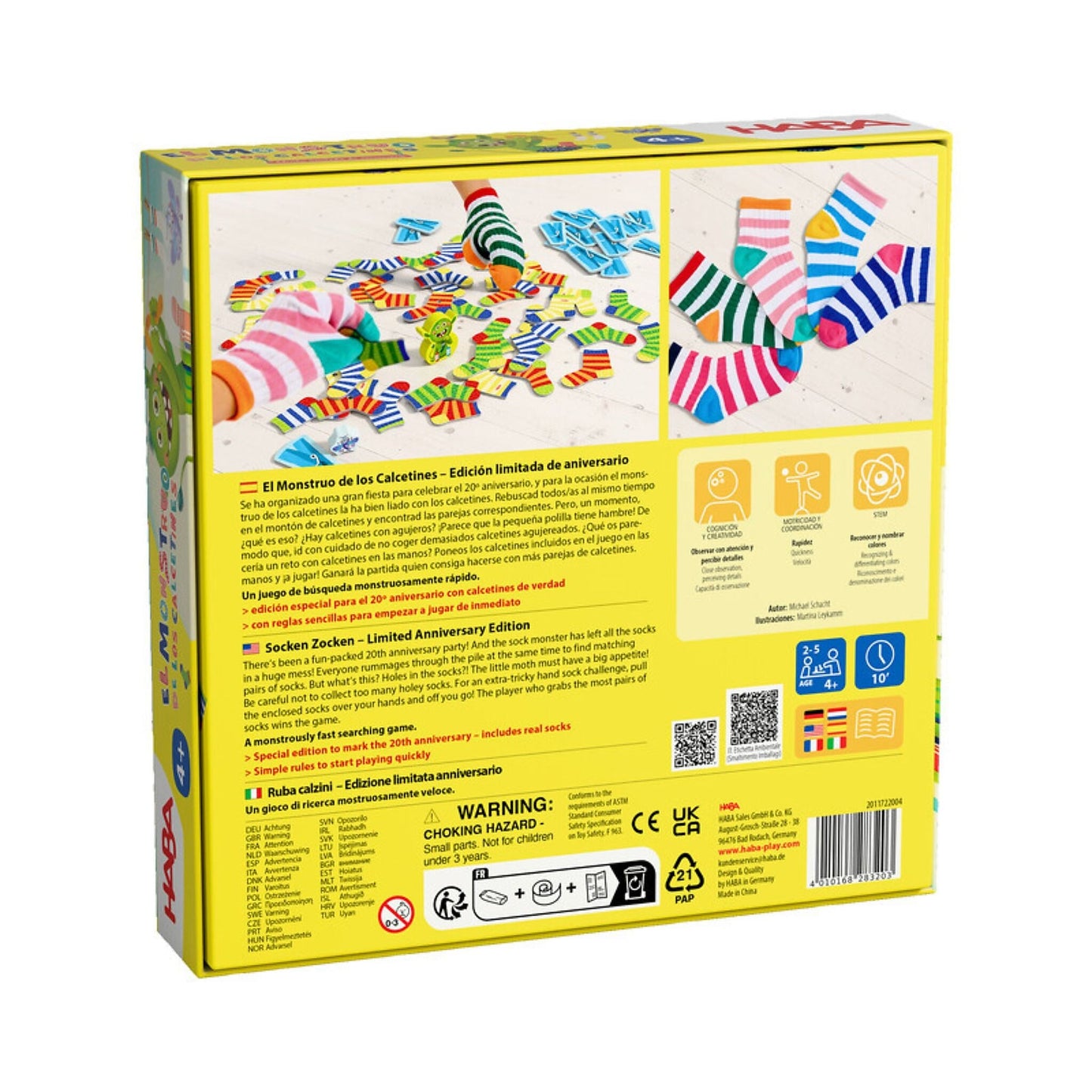 El monstruo de los calcetines edición 20 aniversario
