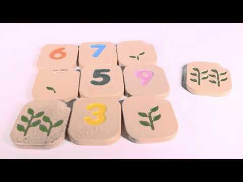 Braille numbers 1 to 10, educational toy