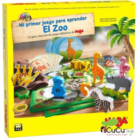 HABA - Mi primer juego para aprender: El Zoo, juego de mesa