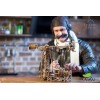 UGears - Caja de tesoros mecánica, kit de madera 3D