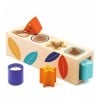 Djeco - Cubo de formas BoitaBasic, primer juguete