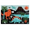 Tiger Tribe - Dinosaurios, puzzle de 100 piezas que brilla en la oscuridad