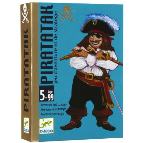 Djeco - Piratatak, juego de cartas