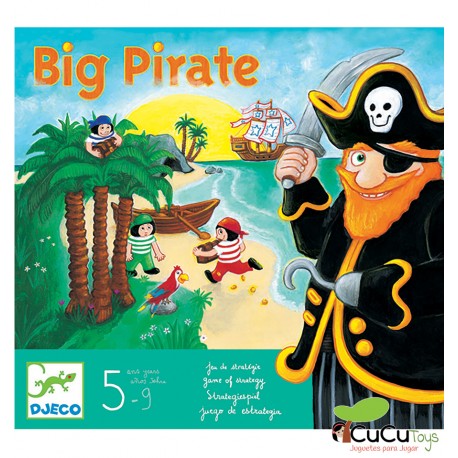 Djeco - Big Pirate, strategy game