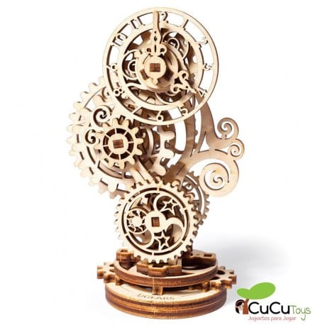 UGears - Reloj Retrofuturista, kit de madera 3D