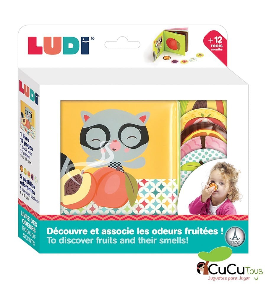 Libro sensorial de olores - Ludi - CuCuToys