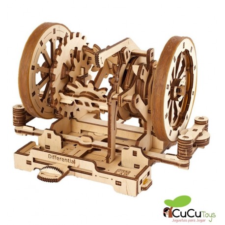 UGears - STEM Lab Gearbox, 3D wooden kit