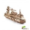 UGears - Navio de investigação, kit de madera 3D