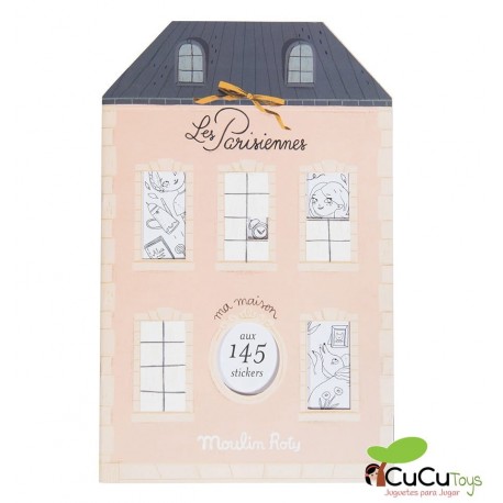 Moulin Roty - Cuaderno de pegatinas parisinas
