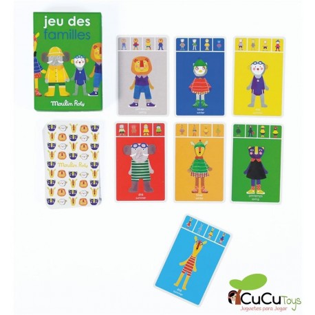 Moulin Roty - Happy Families, card game
