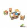 Plantoys - Puzzle de cubos de madera, juguete ecológico