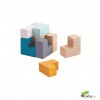 Plantoys - Lata de Cubo en 3D, puzzle de madera
