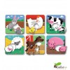 MudPuppy - Match Up 2pç 6 Puzzles, Farm Babies