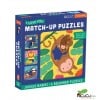 MudPuppy - Match Up 2pz 6 Puzzles, Jungle Babies