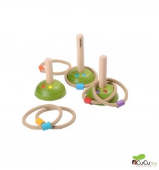 Plantoys - Lanzamiento de anillos, juguete ecológico