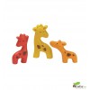Plantoys - Puzzle encajable de jirafas, juguete ecológico