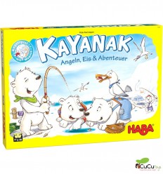 HABA - Kayanak, Pesca, hielo y aventura, juego de mesa