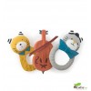 Moulin Roty - Double bass natural rubber Soother - Les Moustaches