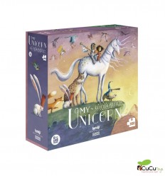 Londji - My Unicorn, Glow-in-the-dark 350 pz puzzle - Cucutoys