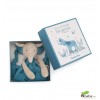 Moulin Roty - Elephant comforter with pacifier holder - Sous Mon Baobab