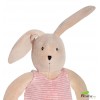 Moulin Roty - Sylvain the rabbit, stuffed animal - La Grande Famille