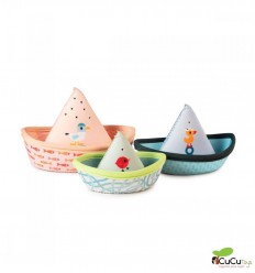 Lilliputiens - The 3 little forest boats, bath toy