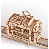 UGears - Tranvía sobre raíles, kit de madera 3D