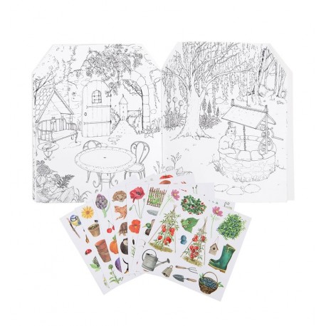 Moulin Roty - Sticker book - Gardener- Le Jardin du Moulin