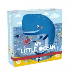 Londji - My little Ocean Pocket, Puzzle de observación 24 piezas