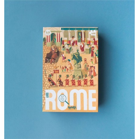 Londji - Go to Rome, quebra-cabeça história de 100 pz - Cucutoys