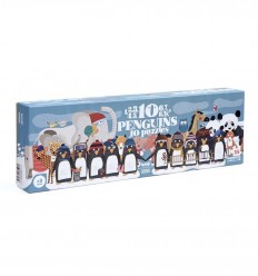 Londji - 10 penguins, Puzzle progresivo 1-10 piezas