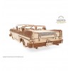 UGears - Caja de tesoros mecánica, kit de madera 3D