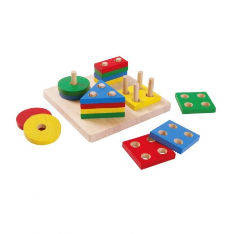 Plantoys -Figuras geométricas, juguete educativo