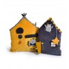 Moulin Roty - Activity Cushion mustard house - Les Moustaches