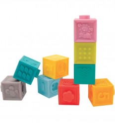 Ludi - Conjunto de 9 cubos empilháveis e estacáveis