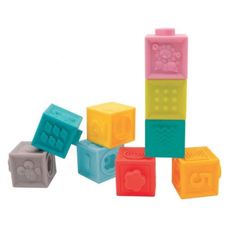 Ludi - Set of 9 stackable and nestable cubes