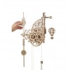UGears - Aero Clock. Wall clock with pendulum, wooden 3D kit