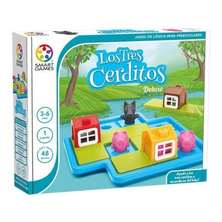 Smart Games - Three Little Pigs Deluxe - Cucutoys