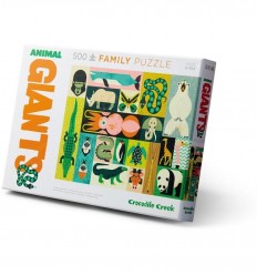 Crocodile Creek - Animales gigantes, puzzle de 500 piezas