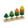 Plantoys - Ordena y cuenta con árboles, juguete de madera