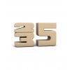Sumblox - Números de madera, set Familiar + 80 fichas