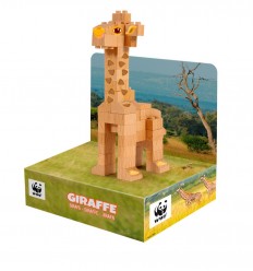 Fab Brix - Jirafa, juguete de construcción de madera